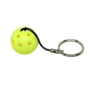 GAMMA Pickleball Keychain, Yellow, Great Gift For Pickleball Players, Car Keychain, Pickleball Accessories, Pickleball Gifts
