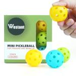 Westant 42MM Mini Pickleball Balls, 9-Pack Silent Pickle Ball for Indoor and Outdoor Use, Practice Tool for Training and Warm-Ups, Ideal Pickleball Gift for Women and All Lovers