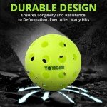 YOTIGER 4-Pack High Bounce Outdoor Pickleballs