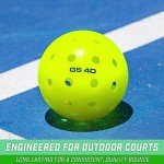 GoSports GS 40 USAPA Pickleball Balls - 12 Pack