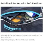 Mangrove Pickleball Bag, Large Capacity & Multi Pockets, Adjustable Sling Bag w/Fence Hook, Blue