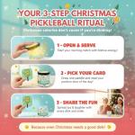 Positive Pickleball Jar With 60 Affirmation Cards, Emotional Support, Funny Pickleball Gifts for Women, Cute Pickleball Ball Paddles Decorations