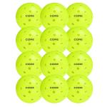 CORE Pickle ball Balls for Professionals and All Levels of Play Balls with 40 Holes -USA Pickle ball Approved Durable Outdoor Pickle ball (12 Balls)