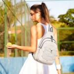 G4Free Ivory Pickleball Sling Bag, Women's Crossbody Sports Bag, Lightweight Paddle Cover, 5.5" W x 10.5" L x 18.5" H