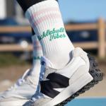 SOLE SQUAD Fun Novelty Pickleball Socks for Women and Men – Great Pickleball Gifts and Accessories For Women – (US, Alpha, One Size, Regular, Regular, Pink Green)