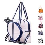 MANUEKLEAR Crossbody Sling PickleballBag Tote, Pickleball Bags for Women and Men, Pickleball Bags for Ladies (Modern Minimalism)