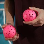 A11N S40 Outdoor Pickleball Balls- USA Pickleball Approved for Tournament Play, 3/6/12/50-Pack, Neon Green/Fuchsia/Tangerine