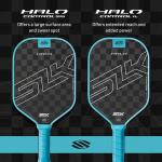 Selkirk Sport SLK Halo Control XL Pickleball Paddle | Carbon Fiber Pickleball Paddles with a Rev-Core Power Polymer Core | Designed for Ultimate Spin & Power | Blue