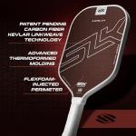 Selkirk Sport SLK Halo Pro MAX Pickleball Paddle | Raw Carbon Fiber Pickleball Paddles with a Rev-Core Power Polymer Core | Designed for Ultimate Spin & Power | Red