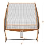 MR Tennis Ball Return Net 7’x6’, Freestanding Tennis Training Net, Multi-Sport Training Return Net for Tennis, Pickleball, Softball, Baseball Compatible w/Toss Machine