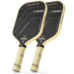 TENVINA Pickleball Paddles Set of 2, Thermoforming 4-Layer T700SC Friction Carbon Fiber Pickleball Paddle, Professional USAPA Approved Pickle Ball Paddle Providing Strong Power and Spin