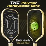 TENVINA Pickleball Paddles Set of 2, Thermoforming 4-Layer T700SC Friction Carbon Fiber Pickleball Paddle, Professional USAPA Approved Pickle Ball Paddle Providing Strong Power and Spin