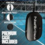PRO-SPIN Carbon Fiber Pickleball Paddles Set of 2 | Lightweight Pickleball Set with Indoor/Outdoor Balls and Bag – Durable Pickle Ball Paddle Gift for Men, Women & Families
