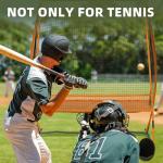 MR Tennis Ball Return Net 7’x6’, Freestanding Tennis Training Net, Multi-Sport Training Return Net for Tennis, Pickleball, Softball, Baseball Compatible w/Toss Machine