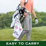 rofiowa We are More Than Just Pickleball Friends Polyester and Cotton Blend Printed Sport Towel with Clip, Pickleball Gift for Pickleball Lover, Funny Flamingo Pickleball Accessories for Men Women,