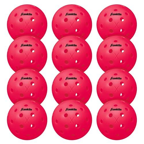 Franklin Sports x-40 Performance Outdoor Pickleballs - Usapa Approved (12 Pack)