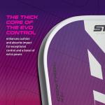 Selkirk Sport SLK Evo Control XL Pickleball Paddle | G8 Power Carbon Fiber Pickleball Paddles Face with Spinflex Surface and Rev-Control Polymer Core | Control Magenta XL