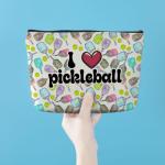 Pickleball Makeup Bag, Pickleball Accessories, Pickleball Stuff, Pickleball Gifts for Women Girl Sister Daughter Friend Graduation Friendship Birthday Gifts for Pickleball Lovers, Cosmetic Bag