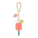 Madison Tyler Pickleball Cute Sport Keychains for Women | Bag Charms for Handbags | Gold Plated Purse Charms for Handbags Decor Backpack Bag Trendy