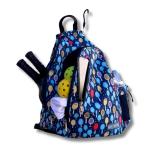 Ignite Motions Pickleball Bag – Sling Backpack with Fence Hook, Reversible Strap & Large Ball Pocket (Fits 2–4 Paddles) (Paddles)