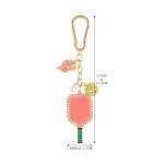 Madison Tyler Pickleball Cute Sport Keychains for Women | Bag Charms for Handbags | Gold Plated Purse Charms for Handbags Decor Backpack Bag Trendy