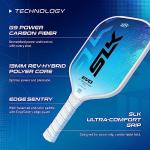 Selkirk Sport SLK Evo Hybrid XL Pickleball Paddle by Selkirk Sport | C7-Flex Hybrid Fiberglass Pickleball Paddle Face with Spinflex Surface and Rev-Hybrid Polymer Core | Hybrid Blue XL