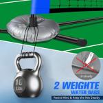 Pickleball Net for Driveway, Portable Pickleball Net Set with Paddles, Water Bags,Portable Outdoor Pickleballs, Mini Pickleball Net, Carry Bag,10FT PickleBalls Net Weather Resistant Steady Metal Frame