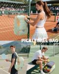 sportsnew Pickleball Bag Large Sports Pickleball Backpack with Shoe Compartment for Men Women, Mint Green Patent Pending