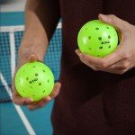 A11N S40 USAPA Pickleball Balls - 6 Pack, Neon Green