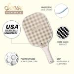 Sonix | Stylish Premium Pickleball Paddle | Fiberglass Surface, Non-Slip Cushion Grip| Single Pickle Ball Racket | Pink Floral Print | Cottage Floral Pink