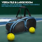 Mangrove Pickleball Backpack, 2025 Pickleball Bag Fits 4+ Paddles & Pickle Ball Accessories, Large Paddle Bag with Fence Hook, Extra Pockets, Ventilated Shoes Storage