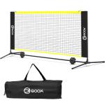 GOOX 6FT Small Mini Pickleball Net Set - Quick Setup Indoor/Outdoor Portable Practice Net - Lightweight Dink Training Aid for Backyard, Driveway