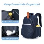 KAVIGOR Pickleball Bag, Quilted Pickleball Backpack with Shoe Compartment & Waterproof Pocket, Pickle Ball Paddle Bag Fits 2 to 4 Paddles for Women and Men