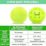 GoSports GS 40 Quiet Foam Pickleballs - 3 Pack