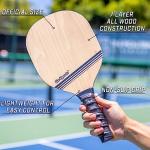 GoSports Pickleball Set with 4 Paddles, 4 Regulation Pickleballs and Carry Case - Classic