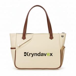 Kryndavox Pickleball Bag for Women Men, Pickleball Tote Bag with Shoe Compartment, Paddle Holder, Large Capacity Sports Bag