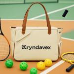 Kryndavox Pickleball Bag for Women Men, Pickleball Tote Bag with Shoe Compartment, Paddle Holder, Large Capacity Sports Bag