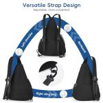 KAVIGOR 2025 Pickleball Sling Bag, Convertible Ultra-Light Backpack with Skin-Soft Fabric & Wet/Dry Pocket, Fits 4 Paddles + Gear