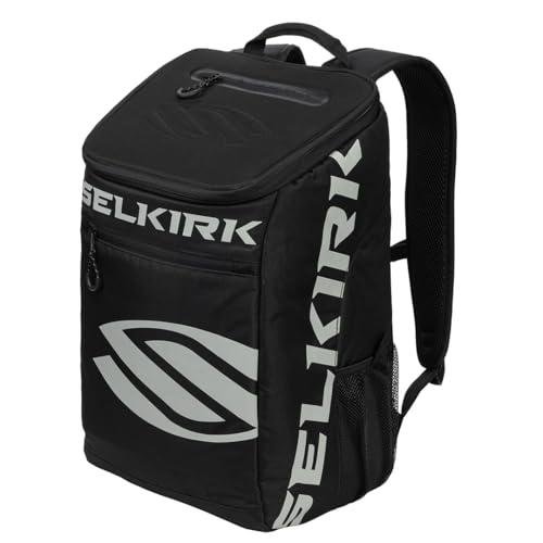 Selkirk Sport Team Backpack | Medium Pickleball Bag For Women & Men | +V11 Max Polyfiber Material | Paddle Bag Fits 6 Pickle Ball Paddles, & Sport Gear, Balls & Accessories | Black