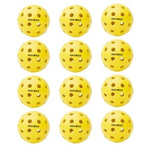 Navona 12-Pack Outdoor Yellow Pickleball Balls