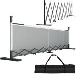 Retractable Pickleball Net - Durable and Lightweight Indoor/Outdoor Portable Pickleball Net with Steady Metal Frame, Free Assembly & Carry Bag for Backyards, Driveways and Garages