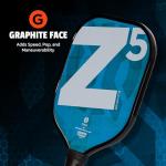 ONIX Graphite MOD Z5 Graphite Carbon Fiber Pickleball Paddles with Cushion Comfort Pickleball Paddle Grip - USA Pickleball Approved