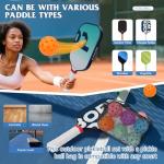 AILANFEI Pickleball Balls 6 Pack | 12 Pack- 40 Holes Outdoor Pickleball with Bag, Perfectly Balanced, High Bounce, Crack-Resistance，USAPA Standard - Multiple Colors (Colorful, 6)