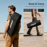 NEEWER 12ft Wide Pickleball Net, Small Portable Foldable Driveway Equipment Accessories for Indoor Outdoor Pickle Ball Training & Practice, No Tools Required, PB02N