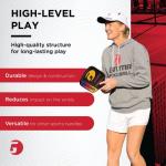 Gamma Honeycomb Cushion Grip for Pickleball Paddles, Moisture-Wicking Pickleball Replacement Grip, Premium Pickleball Equipment for Practice and Games