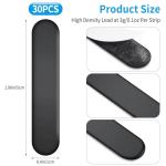 DSCMLIS 30PCS Black Lead Tapes, 3g High Adhesive Lead Tape for Pickleballs,Tennis, Golf Clubs, Adjust the Paddle Weighted Lead Tape and Add Swing Weight