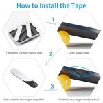 DSCMLIS 30PCS Black Lead Tapes, 3g High Adhesive Lead Tape for Pickleballs,Tennis, Golf Clubs, Adjust the Paddle Weighted Lead Tape and Add Swing Weight