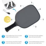 DSCMLIS 30PCS Black Lead Tapes, 3g High Adhesive Lead Tape for Pickleballs,Tennis, Golf Clubs, Adjust the Paddle Weighted Lead Tape and Add Swing Weight