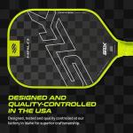 Selkirk Sport SLK Halo Control MAX Pickleball Paddle | Carbon Fiber Pickleball Paddles with a Rev-Core Power Polymer Core | Designed for Ultimate Spin & Consistency | Green
