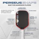 JOOLA Pro V Pickleball Paddle - 14mm/16mm - Raw Carbon Fiber Textured Surface - Enhanced Frame & Propulsion Core, USAPA & UPA-A Certified, NFC Chip Enabled, Premium Control & Lightweight Performance